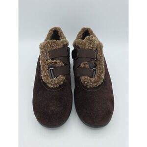 Stuart Weitzman Brown Sport Suede Leanto Shoes Size 8 1/2 M